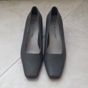 Wide Gray Dress Heels